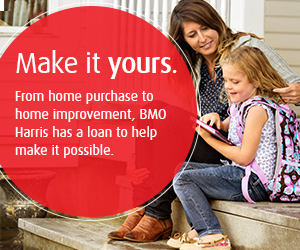 Make it yours. From home purchase to home improvement, BMO Harris has a loan to help make it possible.
